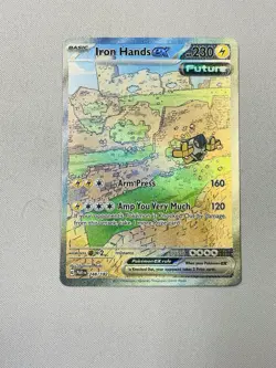 Iron Hands ex 248/182 Special Illustration Rare Pokemon SV04: Paradox Rift Holo - Image 1