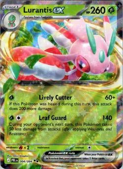 Lurantis ex 004/084 Double Rare Pitch Black Pokemon Holo Near Mint - Image 1
