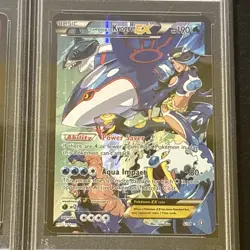 PSA 1 Pokemon Double Crisis Team Aqua's Kyogre EX & Team Magma's Groudon EX Sequ - Image 3