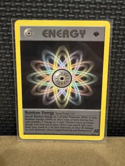2000 Pokemon Team Rocket - Rainbow Energy - 1st Edition Ungraded 80/82 - Image 1
