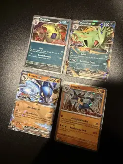 Pokemon TCG Lucario And Tyranitar Stamped Prismatic Evolutions Collection Promos - Image 2