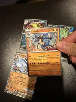 Pokemon TCG Lucario And Tyranitar Stamped Prismatic Evolutions Collection Promos - Image 5