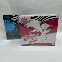 Pokemon White Flare Black Bolt SEALED Elite Trainer Box ETB (x2) BRAND NEW - Image 1