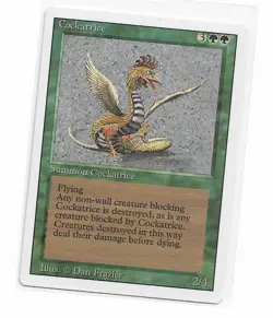 Magic the Gathering ~ MTG ~ 1x Cockatrice ~ HP ~ REVISED - Image 1