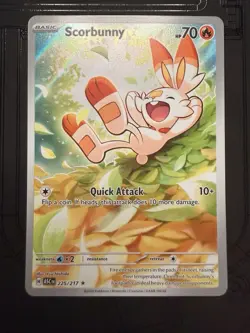 2026 Pokemon ME: Ascended Heroes Scorbunny 225/217 Illustration Rare - Image 1