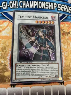 Yugioh Tempest Magician SOVR-ENSE1 MP - Image 1