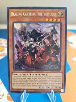 Yu-Gi-Oh! Konami Blazing Cartesia, the Virtuous DABL-EN011 Secret Foil 1st - Image 1