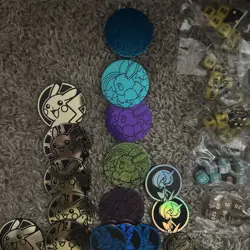 Pokemon TCG Accessory Unique Lot - Coins - Markers - Dice - Pins Tons And Tons - Image 5