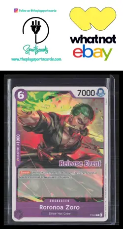 Roronoa Zoro #P-045 One Piece OP-06 Pre-Release - Image 1