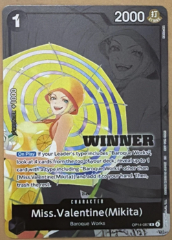 One Piece - Winner - Miss Valentine (Mikita) Foil - OP14-087 R - Image 1