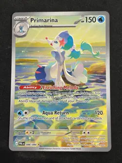 Primarina 088/084 Pitch Black Illustration Rare Pokemon Card Near Mint IN-HAND - Image 1