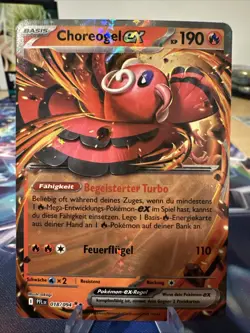 PFL DE - 018/094 Choreogel EX Fatale Flammen Pokemon Karte Deutsch NM - Image 1