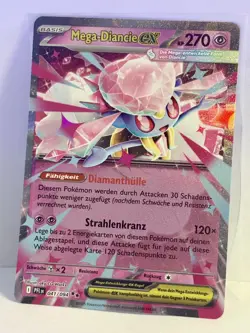 Mega Diancie ex (PFL 041) Fatale Flammen 041/094 Pokemon Karte Deutsch NM - Image 1