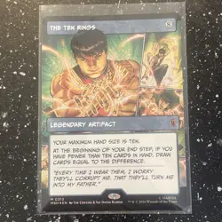 Comic Art: The Ten Rings (Borderless Foil) - MTG Marvel Super Heroes - Magic - Image 1