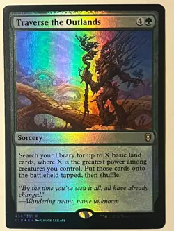 MTG TRAVERSE THE OUTLANDS R PRERELEASE CARDS 258 FOIL NM - Image 1
