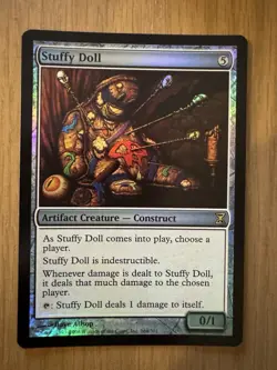 MTG Stuffy Doll Time Spiral Foil LP/NM - Image 1