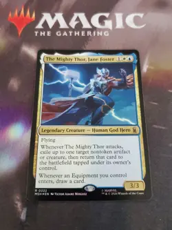 Mtg. The Mighty Thor, Jane Foster. Foil. Marvel Super Heroes. Nm - Image 1