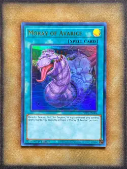 Yugioh Moray of Avarice POTE-EN084 Ultra Rare 1st Ed NM - Image 1
