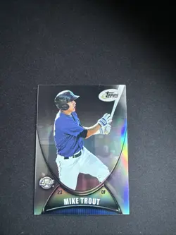 Mike Trout Rookie #405/799 2011 eTopps Rancho Cucamonga Quakes - ANGELS - Image 1