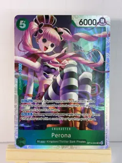 Perona OP14-033 SR The Azure Sea's Seven One Piece TCG English - Image 1