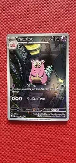 Pokemon TCG Slowbro 090/084 Illustration Rare IR Pitch Black Near Mint - Image 1