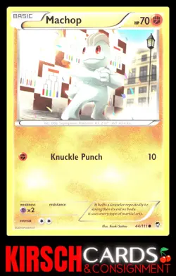 Machop XY - Furious Fists #44/111 High Grade Pokemon Card - Image 1