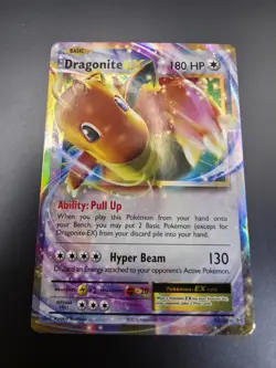 Pokemon Evolutions Dragonite EX Holo Card Rare 72/108 Foil Pokemon TCG Card LP - Image 1