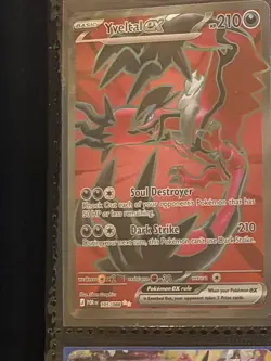 Yveltal ex 105 Perfect Order Pokemon English Card NM - Image 1