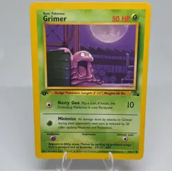 1st Edition Grimer Fossil Set 48/62 Pokemon Trading Card - Image 1