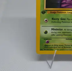 1st Edition Grimer Fossil Set 48/62 Pokemon Trading Card - Image 5