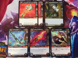 WOW TCG - Warrior Deck + Extras - Fallenstar - 70 Cards - Image 5