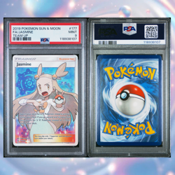2019 POKEMON SUN & MOON TEAM UP 177 FULL ART/JASMINE PSA 9 - Image 2