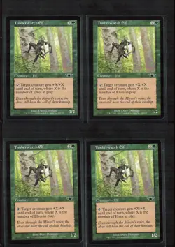 Magic The Gathering MTG - Legions LGN 2003 - #140 Timberwatch Elf NM x4 - Image 1