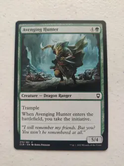 Avenging Hunter Commander Legends: Battle for Baldur's Gate Regular MTG - Image 1