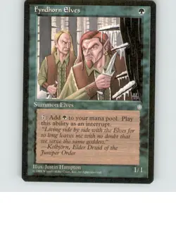 Fyndhorn Elves 132 Common Ice Age Lightly played b3-685 - Image 1