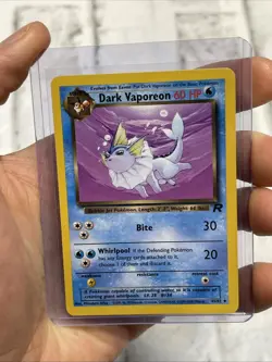 Pokemon TCG Dark Vaporeon Team Rocket 45/82 Regular Unlimited Uncommon NM/MT Vtg - Image 1