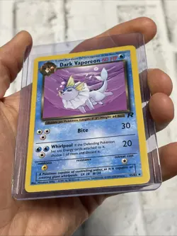 Pokemon TCG Dark Vaporeon Team Rocket 45/82 Regular Unlimited Uncommon NM/MT Vtg - Image 2