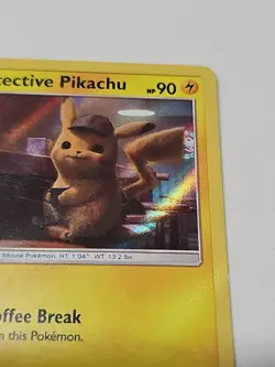 Pokemon TCG Detective Pikachu SM190 Black Star Promo Holo Movie Promo Card LP - Image 2