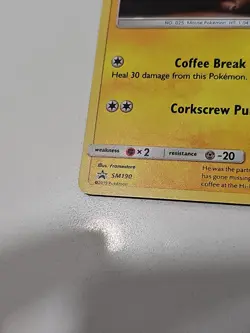 Pokemon TCG Detective Pikachu SM190 Black Star Promo Holo Movie Promo Card LP - Image 4