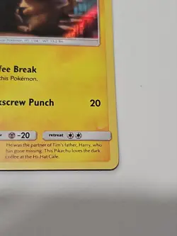 Pokemon TCG Detective Pikachu SM190 Black Star Promo Holo Movie Promo Card LP - Image 5