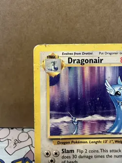 WoTC Nintendo Pokemon TCG Dragonair 22/130 HP/DMG Base Set 2 Regular English - Image 3