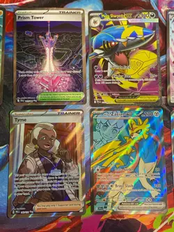 Pokemon TCG Full Art Lot Of 11 Prismatic phantasmal Black Bolt Brilliant Stars - Image 3