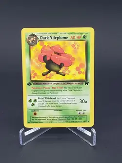 NM/Mint 1st Edition Dark Vileplume Team Rocket 30/82 Pokemon Rare WOTC Vintage - Image 1