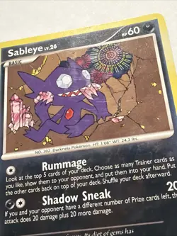 Sableye 63/132 Uncommon Secret Wonders Pokemon Heavily Played - Image 4