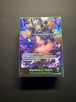One Piece Starter Deck English ST27 Blackbeard Marshall D Teach Deck Only Sealed - Image 1