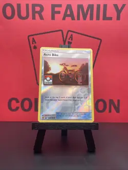 Acro bike Trainer 123a/168 League Promo Pokemon TCG Reverse Holo Uncommon NM - Image 1
