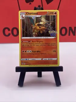 Charizard 010/078 Pokemon GO Pokemon TCG Holo Rare 2022 NM - Image 2