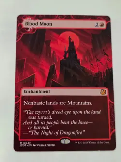 Blood Moon - Wilds of Eldraine: Enchanting Tales - MTG Magic the Gathering - NP - Image 1