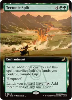 MTG [TLE-208 Foil NM] Tectonic Split (Extended Art) - Image 1