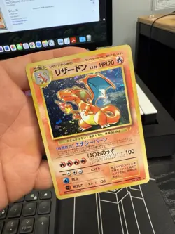Pokemon 1999 Pm Japanese Charizard Holo Cd Promo #6 Mint PSA 9 006 Near raw 9 - Image 1